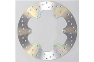 Round Hpsr Solid Brake Rotor Silver, Stainless Steel, 1, nordicamoto.ro