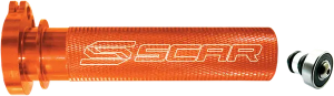 Motocross Aluminum Throttle Tube With Bearing Orange