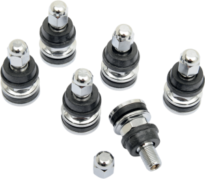Valve Stem Kit Replacement Part Silver, 1, nordicamoto.ro