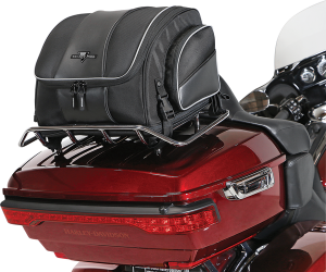 Route 1 Weekender Backrest Rack Bag Black, 5, nordicamoto.ro
