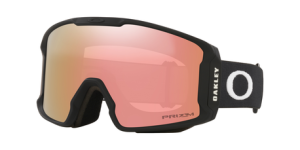 Oakley Line Miner M matt fekete motoros síszemüveg rózsaszín arany prizmás lencsékkel, nordicamoto.ro