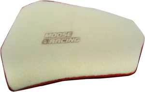 MOOSE RACING precíziós, előolajozott légszűrő, fehér 