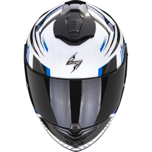 Casca integrala sport/touring SCORPION EXO-1400 EVO AIR SHELL Negru mat/Rosu M, 3, nordicamoto.ro