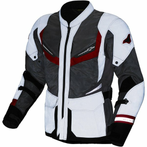 Geaca de vara touring Macna Aerocon Night Eye Gri / Rosu L, 2, nordicamoto.ro