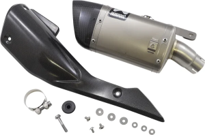 Slip-on Line Muffler Black, Silver, 2, nordicamoto.ro