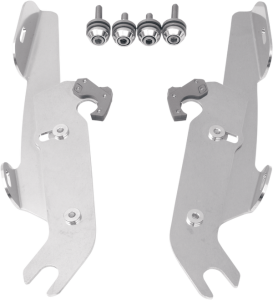 Fats/slim Windshield  Trigger-lock Complete Mount Kit Polished
