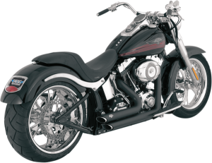 Shortshots Staggered Exhaust System Black 