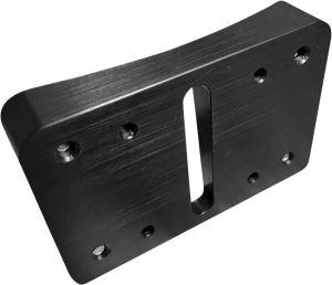 License Plate Mount Adapter Cubes Black, 1, nordicamoto.ro