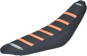 6-rib Gripper Seat Cover Black