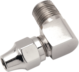 Brake Line Fitting Chrome