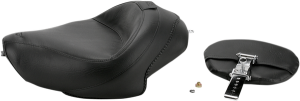 Wide Solo Seat With Removable Backrest Black