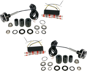 Led Handlebar End Signal/running Lights Black, Gloss, 1, nordicamoto.ro