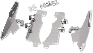 Fats/slim Windshield Trigger-lock Complete Mount Kit Polished, 1, nordicamoto.ro