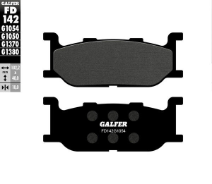 Semi-metallic Brake Pads, 2, nordicamoto.ro