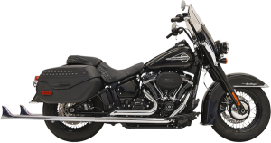 Fishtail True Dual Exhaust System Black