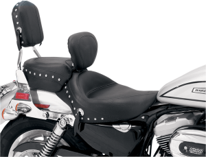 Wide Solo Seat With Removable Backrest Black, 1, nordicamoto.ro