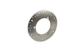 Round D-series Scooter Brake Rotor Silver, Stainless Steel, 1, nordicamoto.ro