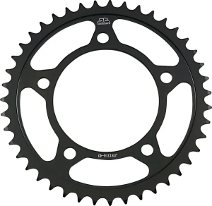 JT SPROCKETS Acél hátsó lánckerék, fekete, 2, nordicamoto.ro