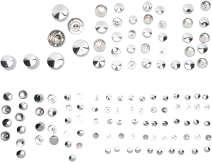 Bolt Cover Deluxe Kit Silver