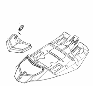 SNO-X Seat Storage Strap SKI DOO
