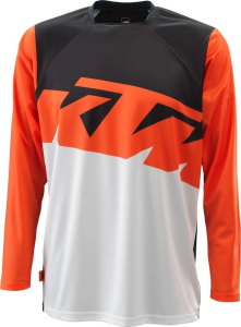 KTM POUNCE póló, fekete/narancssárga/fehér