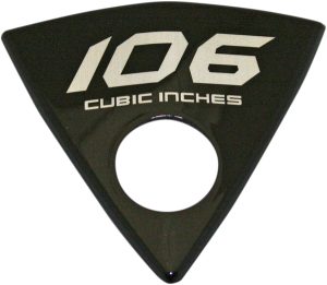 The Cheese Wedge Replacement Emblem/badge Black, Silver