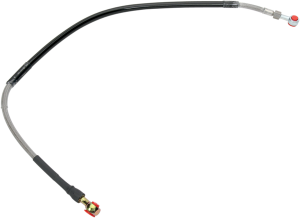 MOOSE RACING rozsdamentes acélból készült fonott fékcső, ezüst színű 