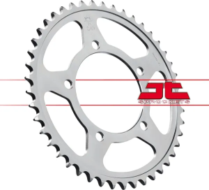 JT SPROCKETS Acél hátsó lánckerék, természetes felületű, 2, nordicamoto.ro