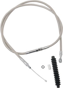 High-efficiency Braided Stainless Steel Clutch Cable Silver Standard, 2, nordicamoto.ro