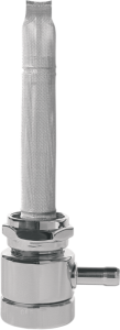 High-flow Fuel Valve With Custom Round Knob Chrome