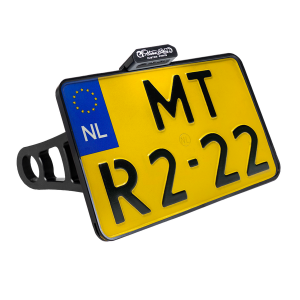 License Plate Side Mounts White, 1, nordicamoto.ro