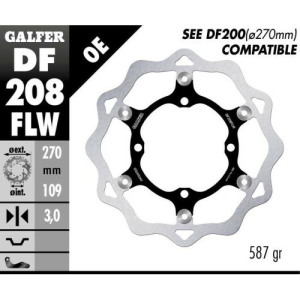 Galfer úszó elülső féktárcsa a Kawasaki KX 250/450 F modellhez, nordicamoto.ro