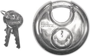 Stainless Steel High-security Shielded Padlocks Silver