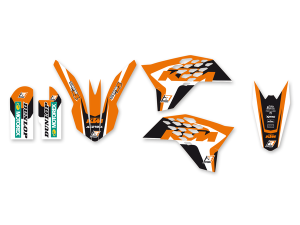 Dream 4 Graphics Kit Black, Orange, White