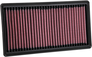 High-flow Air Filter Black, Red, 3, nordicamoto.ro