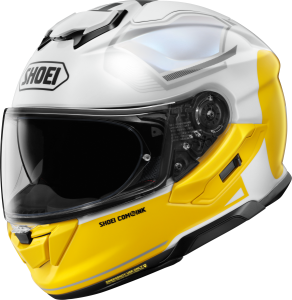 SHOEI GT-AIR3 MIKE TC-3 teljes arcú sisak, Alb/Galben (fehér/sárga), S-es méret, 1, nordicamoto.ro