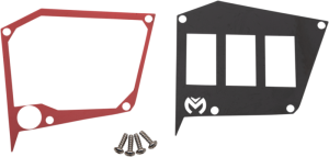 Dash Plate For Rzr Red
