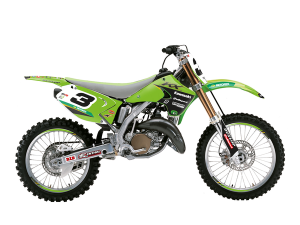Graphic Kit Team Kawasaki 2021 Green, Black, 2, nordicamoto.ro