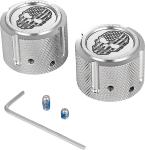Front Axle Nut Cover Silver, 3, nordicamoto.ro