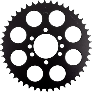 JT SPROCKETS Acél hátsó lánckerék, fekete , nordicamoto.ro