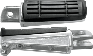 OEM-stílusú pótlábfékek, fekete, ezüst, 1, nordicamoto.ro