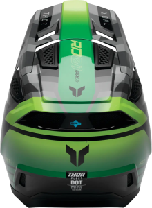 Thor Fleet Camber sisak – Negru/Verde (fekete/zöld), XL, 3, nordicamoto.ro