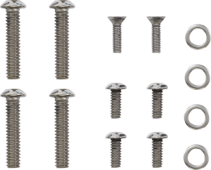 Bolt Kit Stainless Steel, Polished, 1, nordicamoto.ro