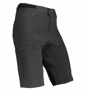 Leatt Trail 1.0 fekete MTB-rövidnadrág, nordicamoto.ro