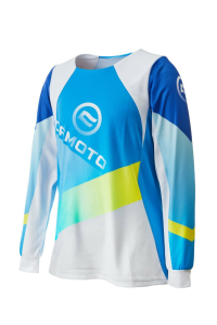 TRICOU COPII MÂNECĂ LUNGĂ CFMOTO – ALBASTRU GRADIENT_6-7, 1, nordicamoto.ro