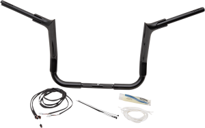 1-1/2(r) Ez Install Pointed Top Handlebar Kit Black, 1, nordicamoto.ro