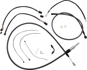 Black Pearl Designer Handlebar Installation Kit Black