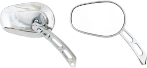 Thru-mount Mirror Chrome, Polished, 1, nordicamoto.ro