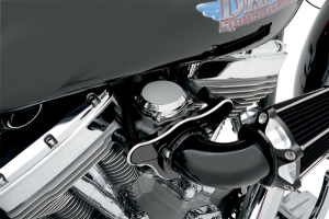 Smooth Chrome Cv Carb Top Cover, 1, nordicamoto.ro