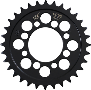 Lightweight Steel Sprocket Black